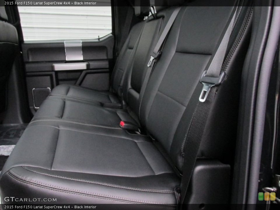 Black Interior Rear Seat for the 2015 Ford F150 Lariat SuperCrew 4x4 #100694075