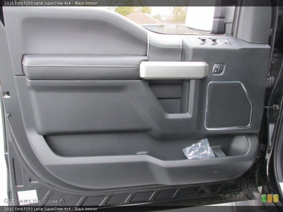 Black Interior Door Panel for the 2015 Ford F150 Lariat SuperCrew 4x4 #100694093