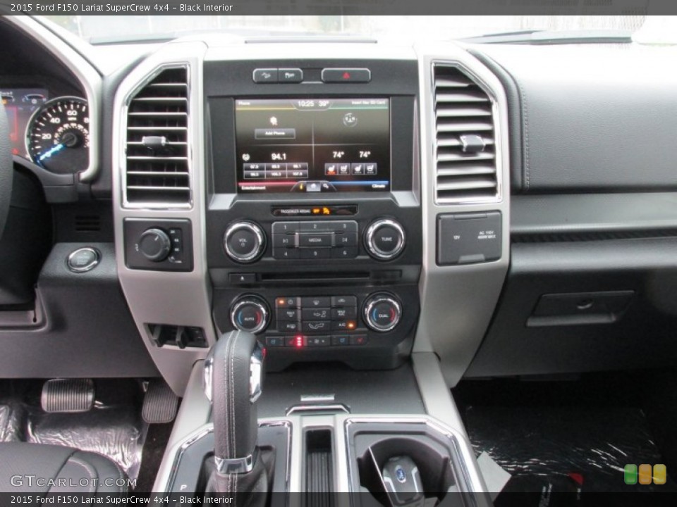 Black Interior Controls for the 2015 Ford F150 Lariat SuperCrew 4x4 #100694228