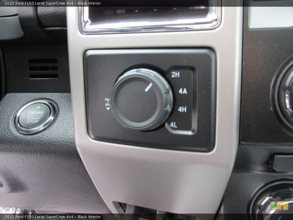 Black Interior Controls for the 2015 Ford F150 Lariat SuperCrew 4x4 #100694330