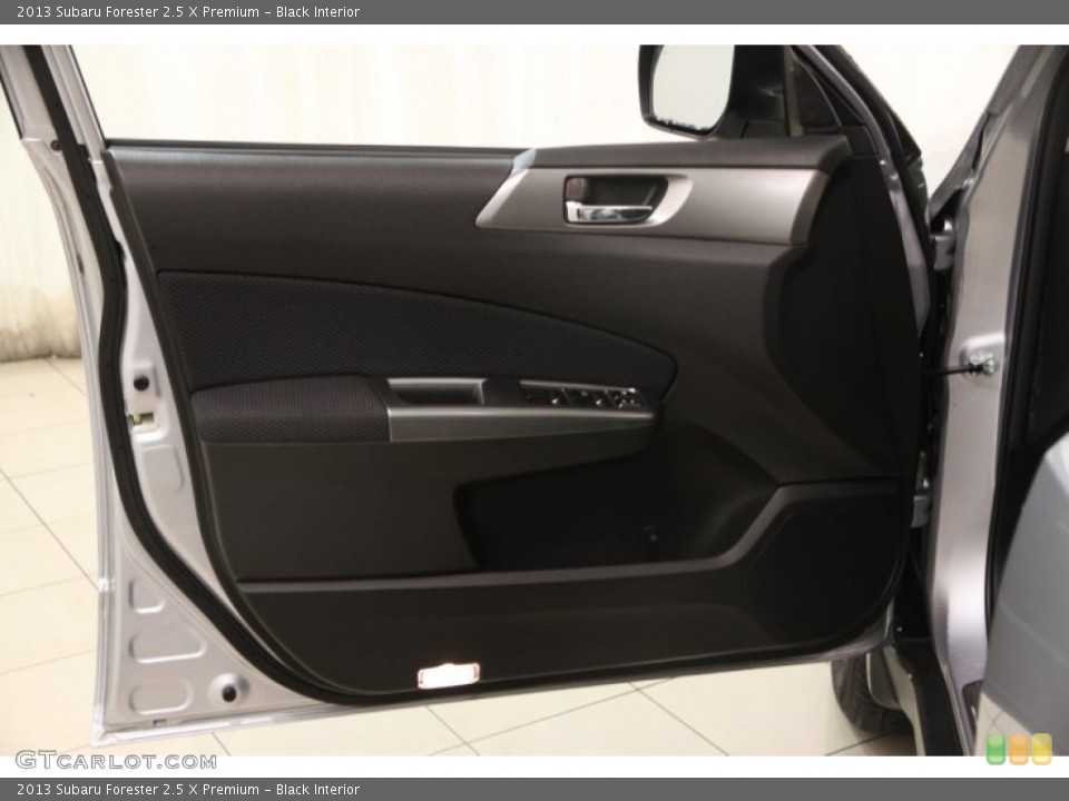 Black Interior Door Panel for the 2013 Subaru Forester 2.5 X Premium #100694699