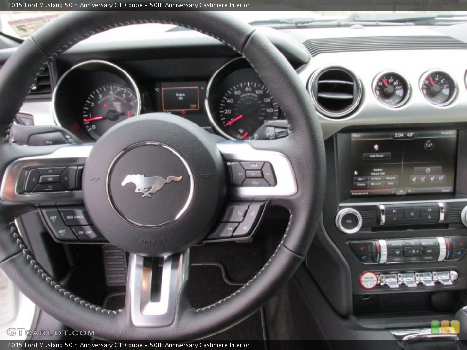50th Anniversary Cashmere Interior Steering Wheel for the 2015 Ford Mustang 50th Anniversary GT Coupe #100695500