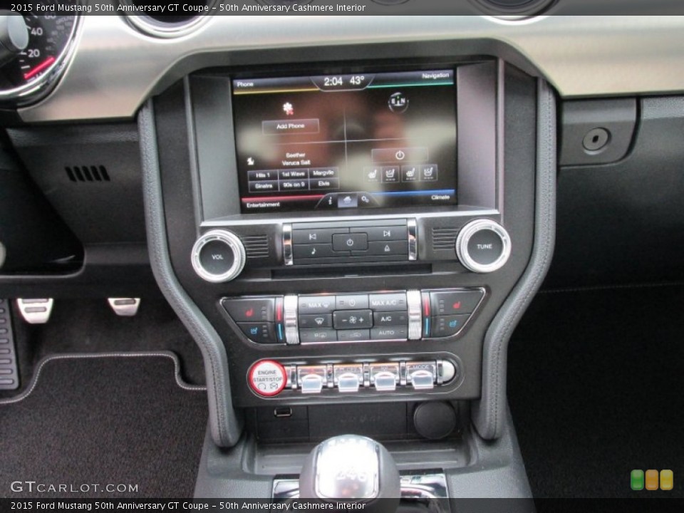 50th Anniversary Cashmere Interior Controls for the 2015 Ford Mustang 50th Anniversary GT Coupe #100695520