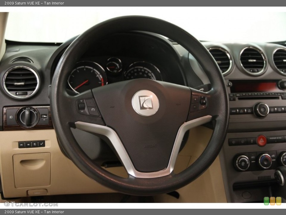 Tan Interior Steering Wheel for the 2009 Saturn VUE XE #100696358