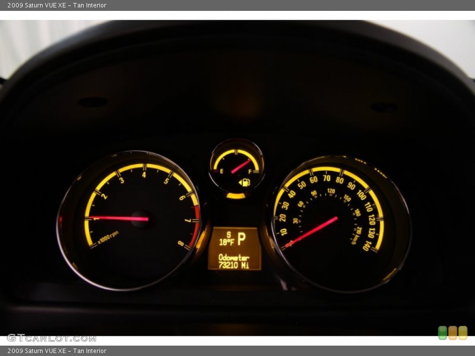 Tan Interior Gauges for the 2009 Saturn VUE XE #100696373