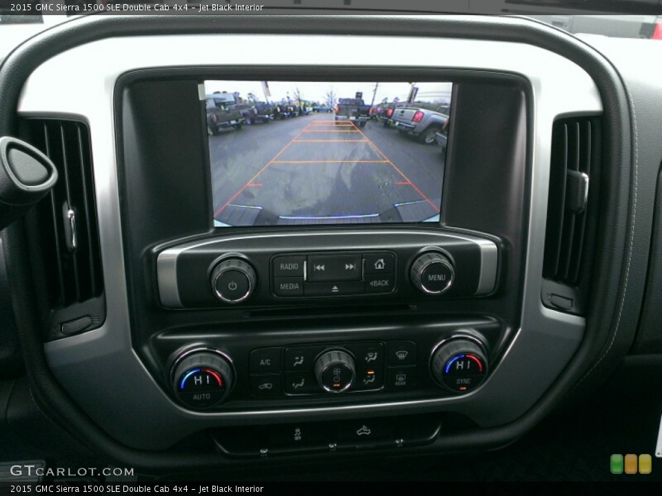 Jet Black Interior Controls for the 2015 GMC Sierra 1500 SLE Double Cab 4x4 #100702301