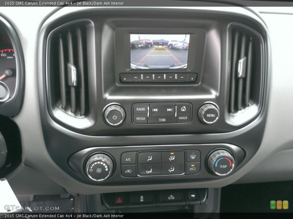 Jet Black/Dark Ash Interior Controls for the 2015 GMC Canyon Extended Cab 4x4 #100704242