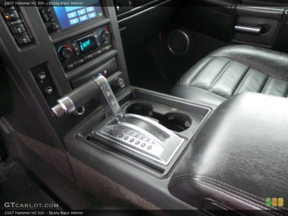 Ebony Black Interior Transmission for the 2007 Hummer H2 SUV #100708547