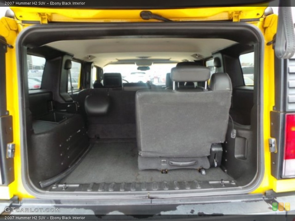 Ebony Black Interior Trunk for the 2007 Hummer H2 SUV #100708721