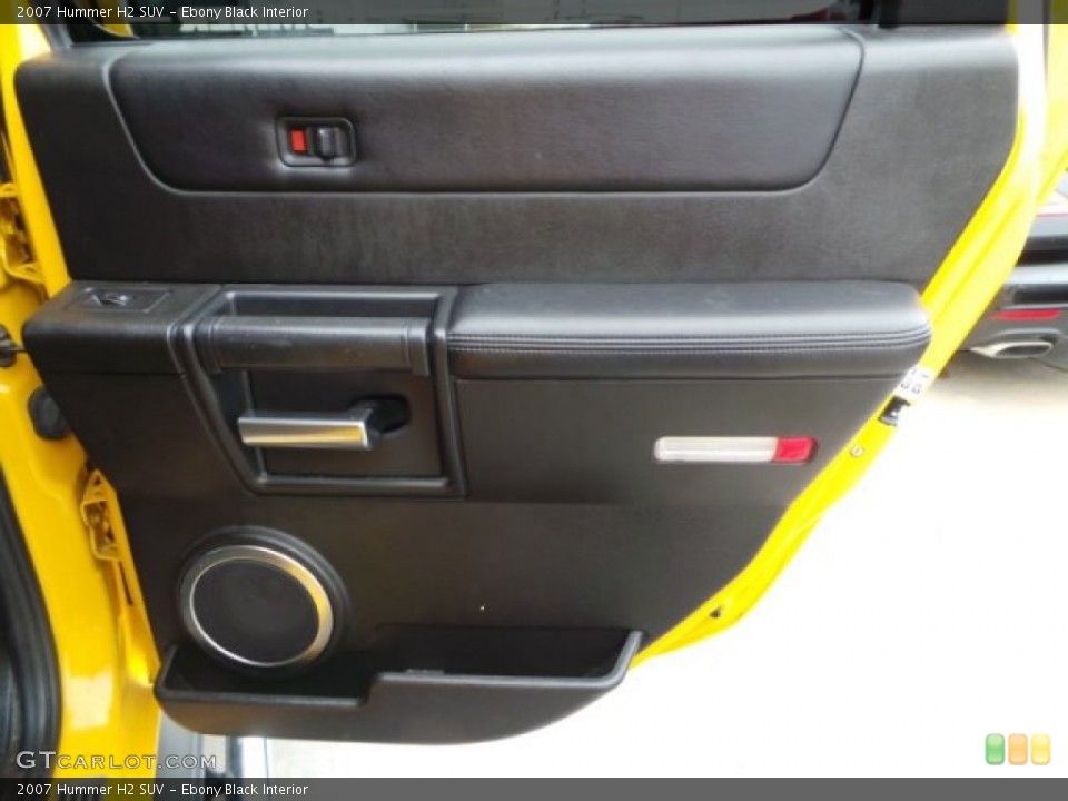 Ebony Black Interior Door Panel for the 2007 Hummer H2 SUV #100708730