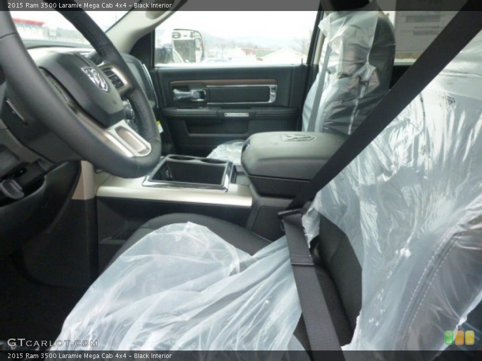 Black Interior Photo for the 2015 Ram 3500 Laramie Mega Cab 4x4 #100722166