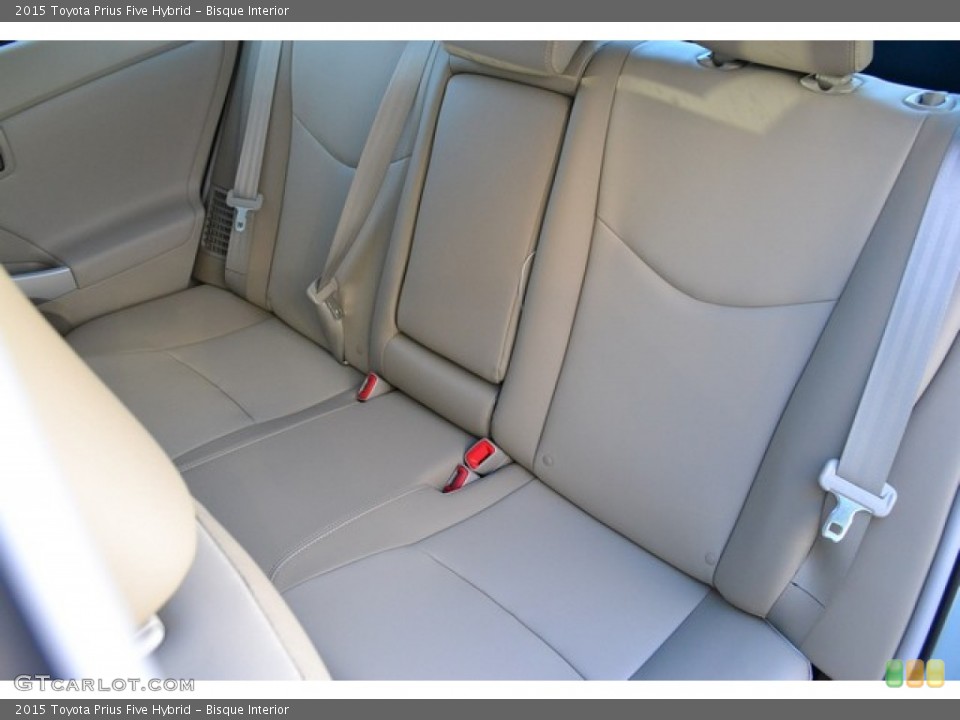 Bisque Interior Rear Seat for the 2015 Toyota Prius Five Hybrid #100730216
