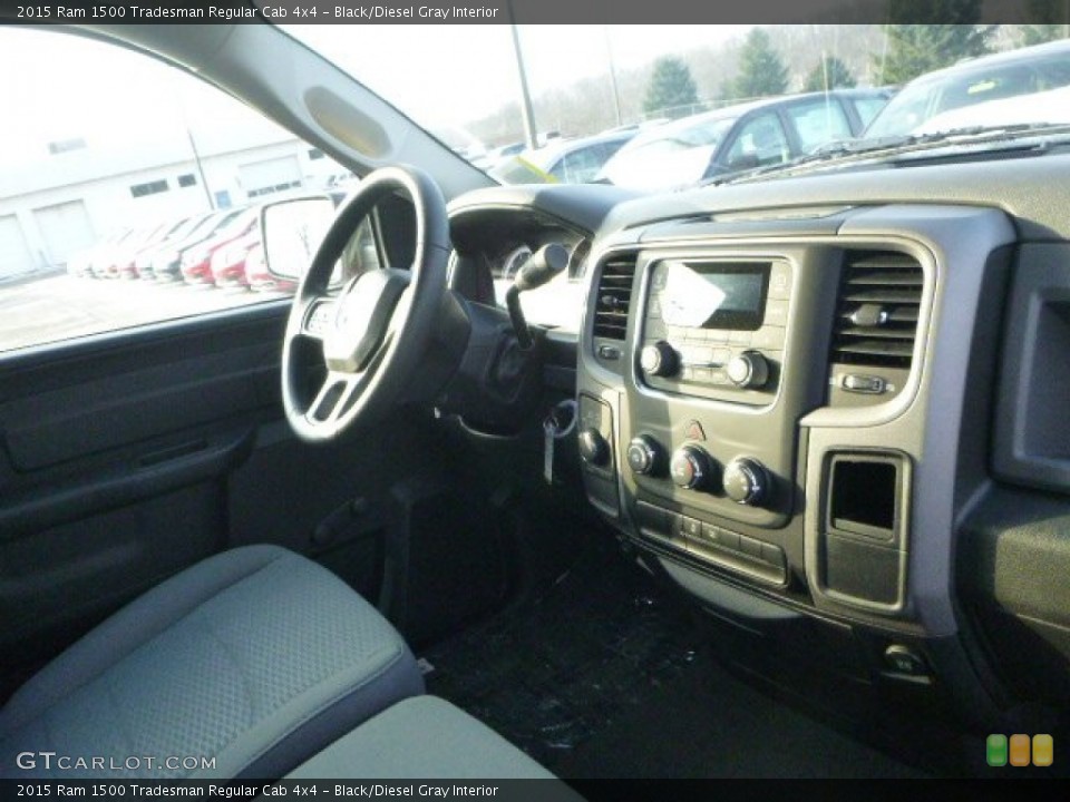 Black/Diesel Gray Interior Photo for the 2015 Ram 1500 Tradesman Regular Cab 4x4 #100732424