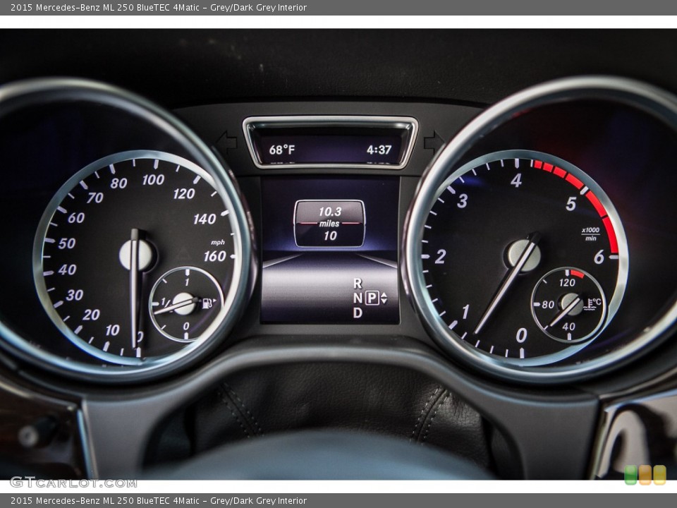 Grey/Dark Grey Interior Gauges for the 2015 Mercedes-Benz ML 250 BlueTEC 4Matic #100741691