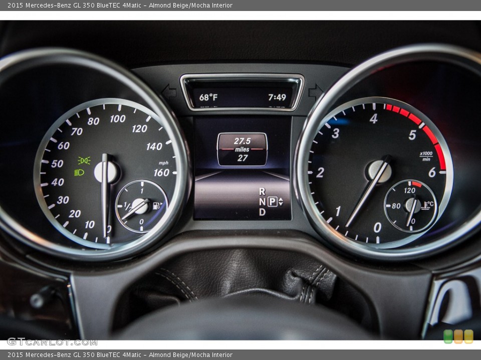 Almond Beige/Mocha Interior Gauges for the 2015 Mercedes-Benz GL 350 BlueTEC 4Matic #100742117