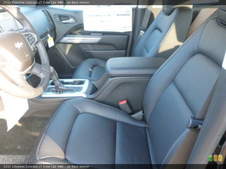 Jet Black Interior Front Seat for the 2015 Chevrolet Colorado LT Crew Cab 4WD #100742321