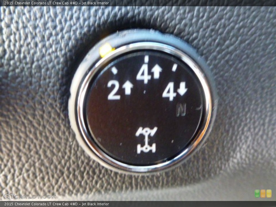 Jet Black Interior Controls for the 2015 Chevrolet Colorado LT Crew Cab 4WD #100742546