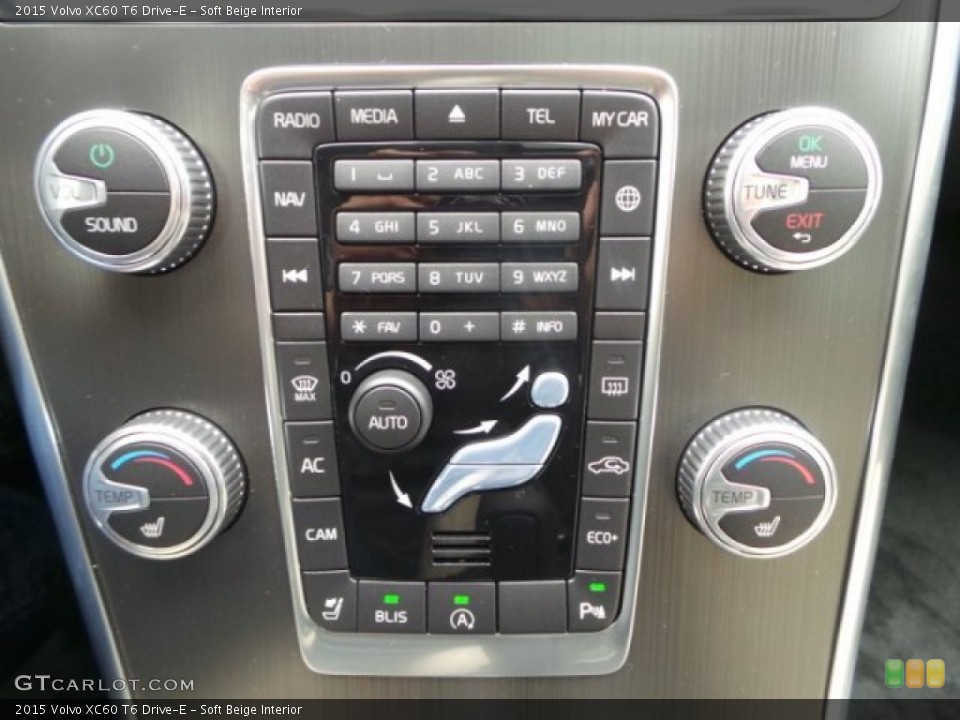 Soft Beige Interior Controls for the 2015 Volvo XC60 T6 Drive-E #100743554