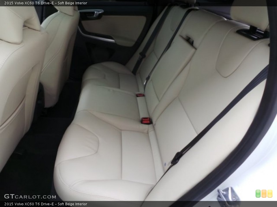 Soft Beige Interior Rear Seat for the 2015 Volvo XC60 T6 Drive-E #100743596