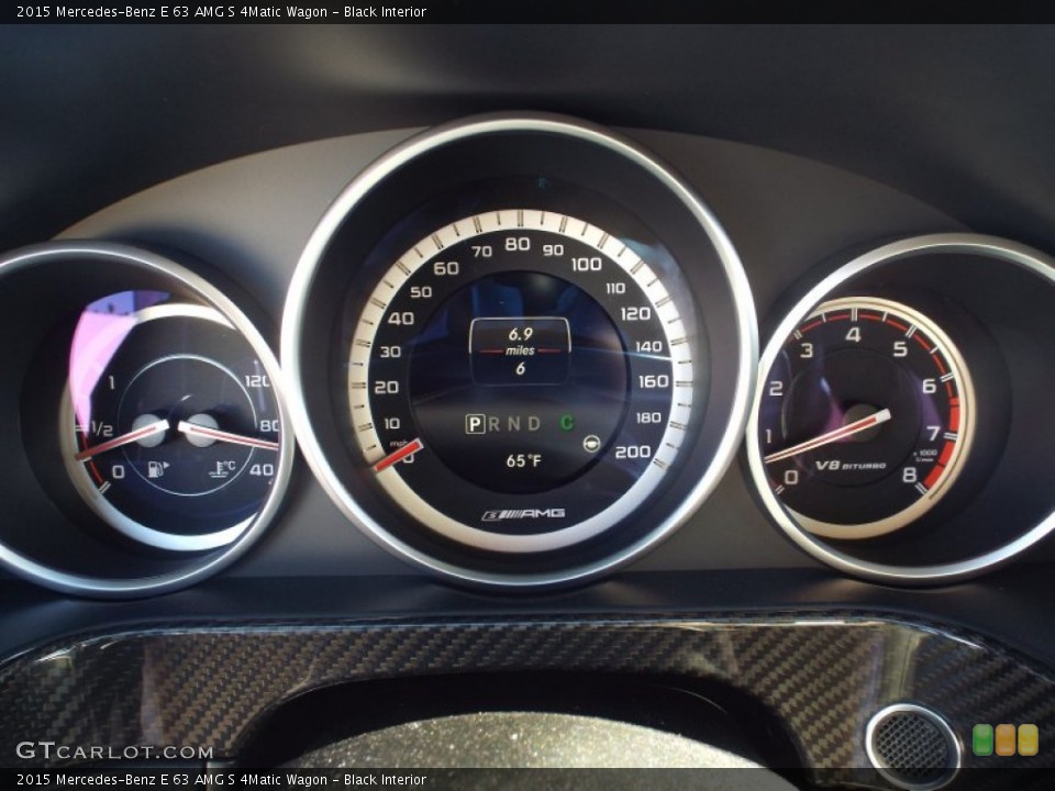Black Interior Gauges for the 2015 Mercedes-Benz E 63 AMG S 4Matic Wagon #100747802