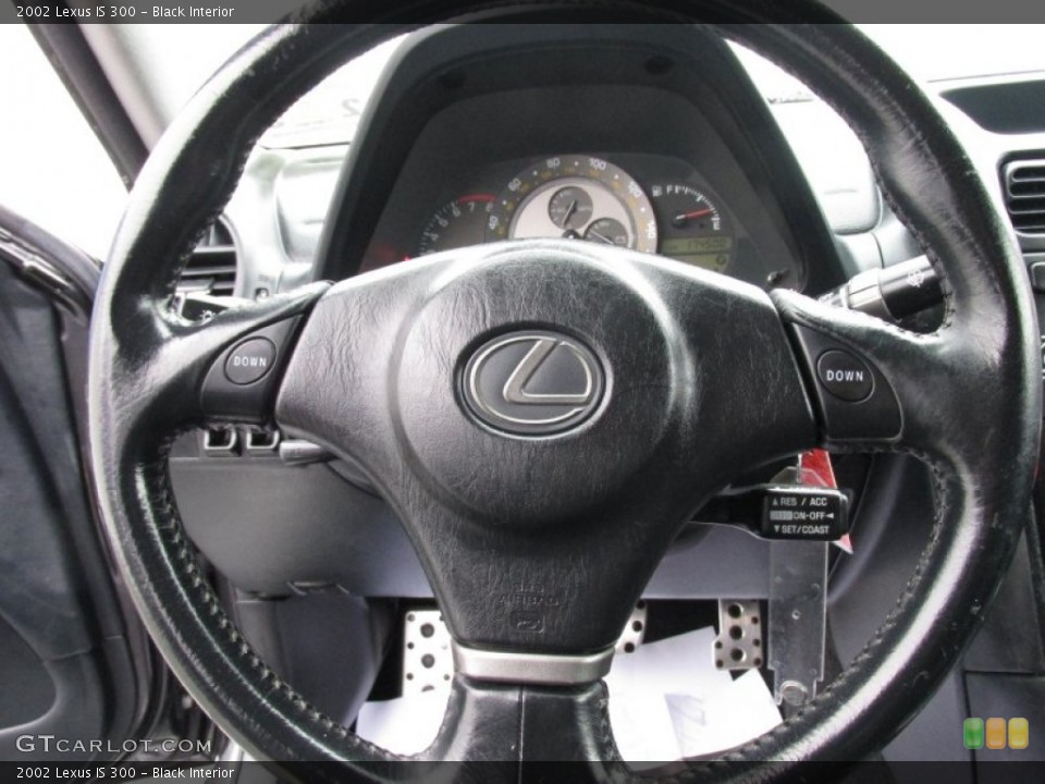 Black Interior Steering Wheel for the 2002 Lexus IS 300 #100748192