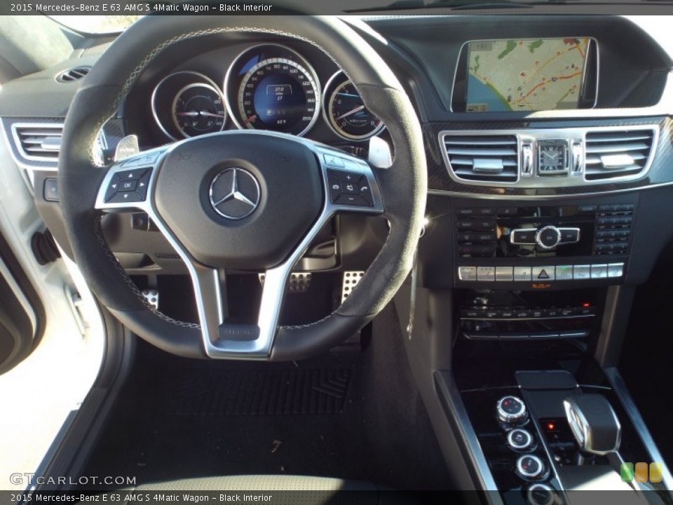 Black Interior Dashboard for the 2015 Mercedes-Benz E 63 AMG S 4Matic Wagon #100748753