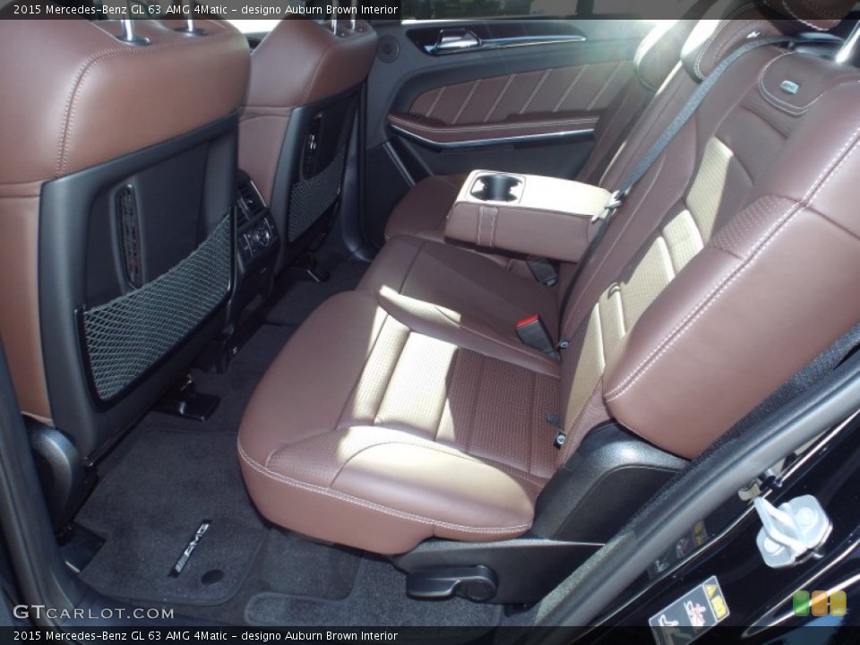 designo Auburn Brown Interior Rear Seat for the 2015 Mercedes-Benz GL 63 AMG 4Matic #100749503