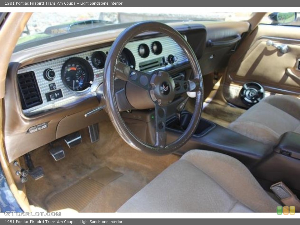 Light Sandstone Interior Photo for the 1981 Pontiac Firebird Trans Am Coupe #100751671