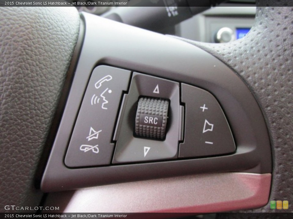 Jet Black/Dark Titanium Interior Controls for the 2015 Chevrolet Sonic LS Hatchback #100752910