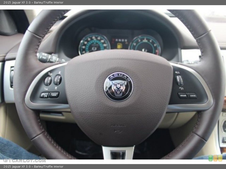 Barley/Truffle Interior Steering Wheel for the 2015 Jaguar XF 3.0 #100758730
