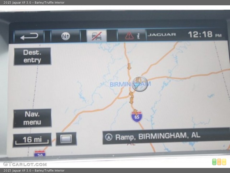 Barley/Truffle Interior Navigation for the 2015 Jaguar XF 3.0 #100758838