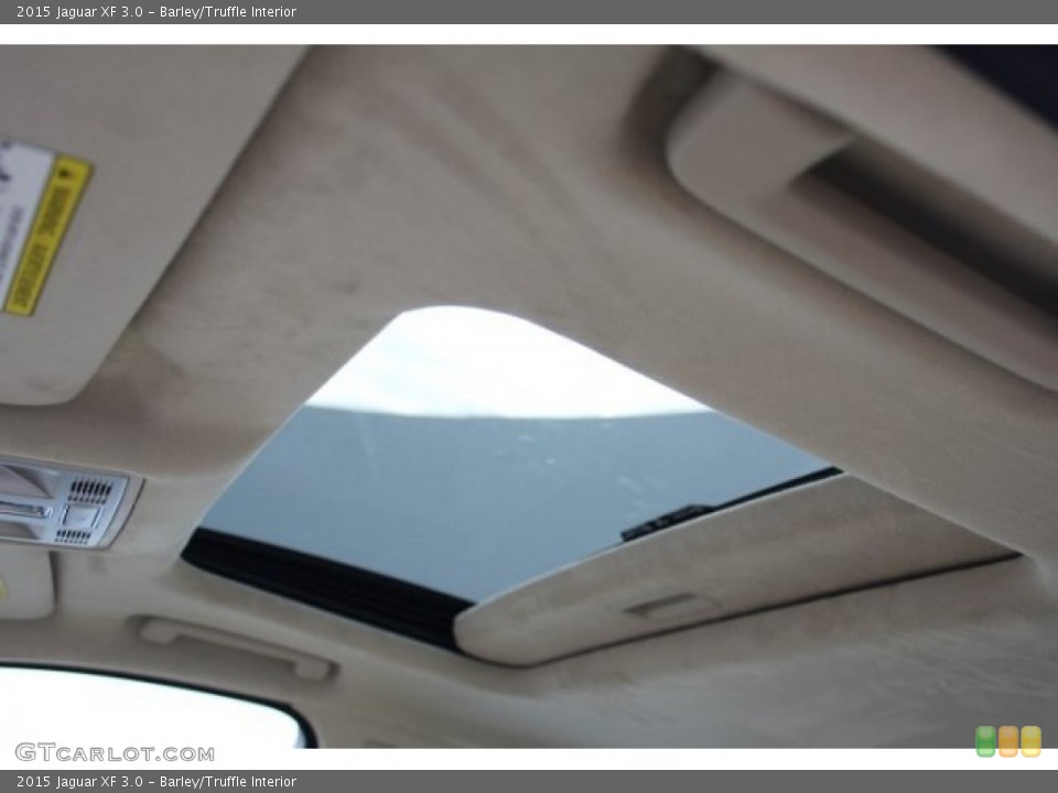 Barley/Truffle Interior Sunroof for the 2015 Jaguar XF 3.0 #100759003