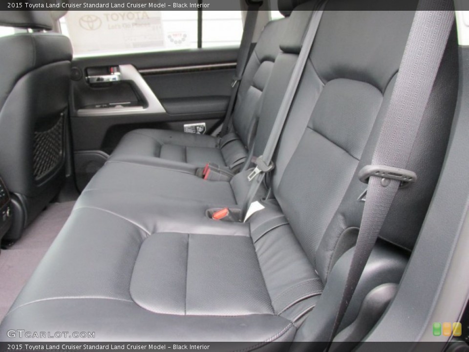 Black Interior Rear Seat for the 2015 Toyota Land Cruiser  #100766383