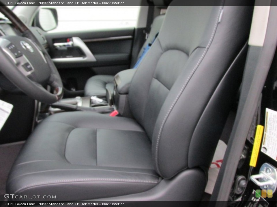 Black Interior Front Seat for the 2015 Toyota Land Cruiser  #100766455