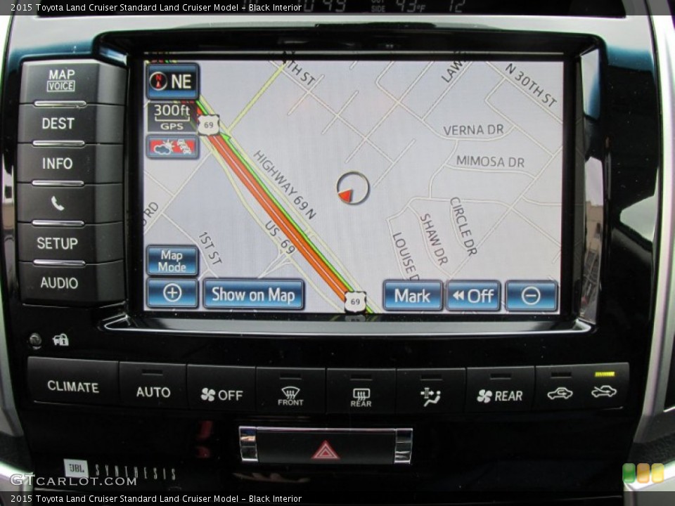 Black Interior Navigation for the 2015 Toyota Land Cruiser  #100766578