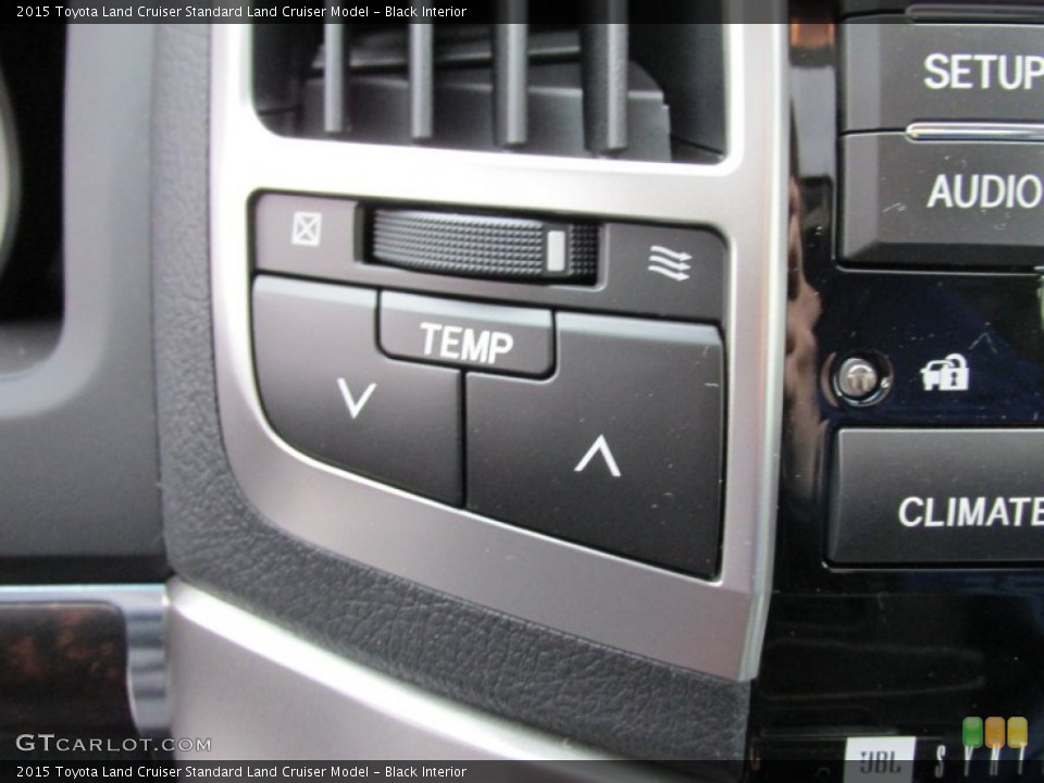 Black Interior Controls for the 2015 Toyota Land Cruiser  #100766626