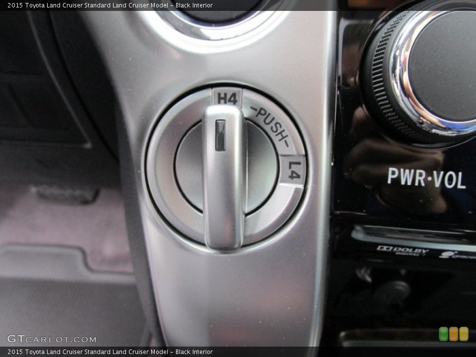 Black Interior Controls for the 2015 Toyota Land Cruiser  #100766674