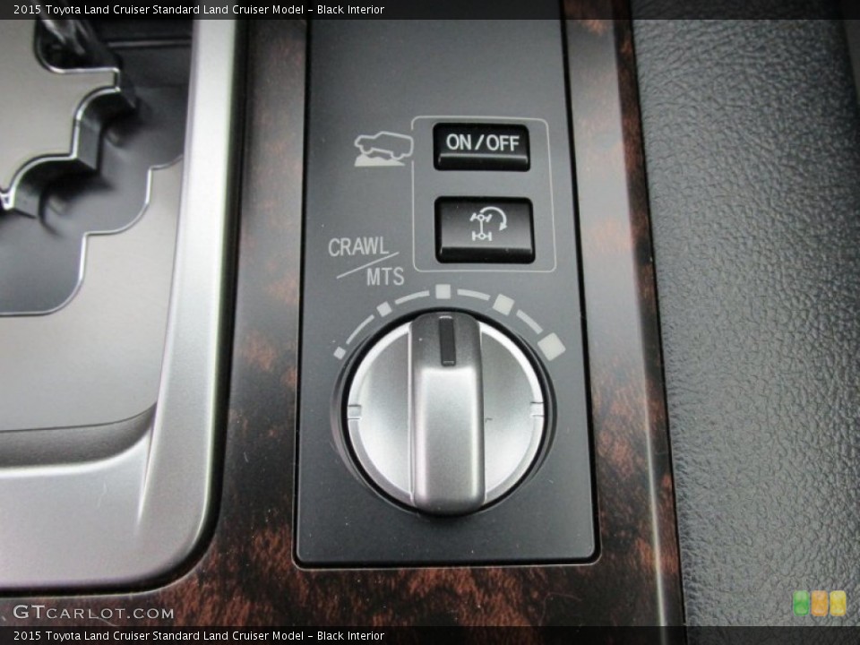 Black Interior Controls for the 2015 Toyota Land Cruiser  #100766719