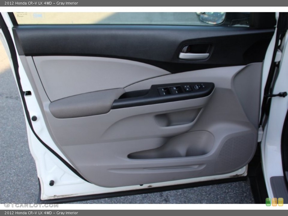 Gray Interior Door Panel for the 2012 Honda CR-V LX 4WD #100767106