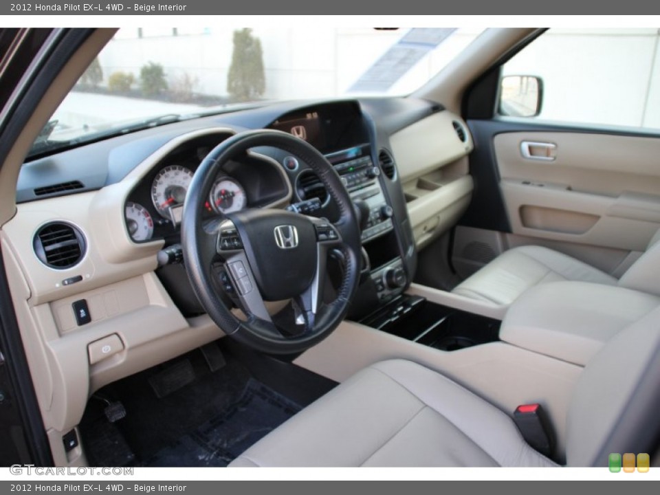 Beige Interior Photo for the 2012 Honda Pilot EX-L 4WD #100768576