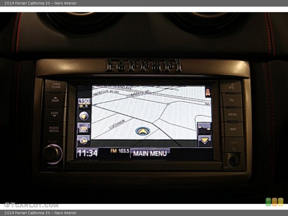 Nero Interior Navigation for the 2014 Ferrari California 30 #100769185