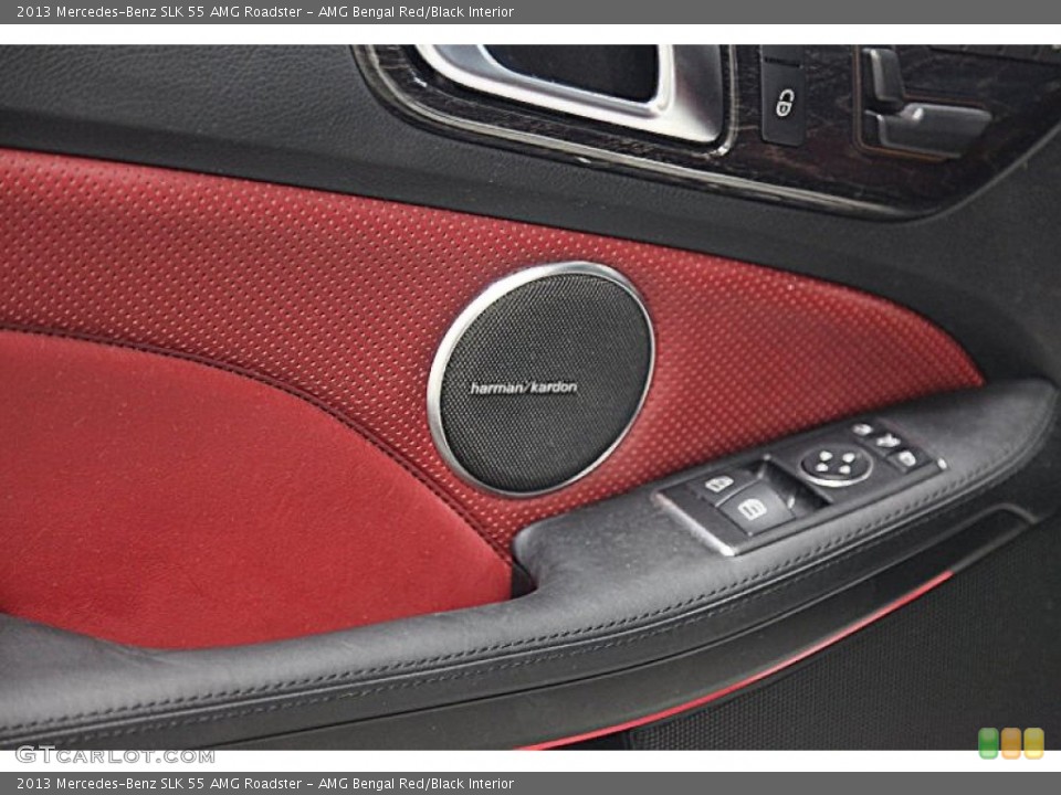 AMG Bengal Red/Black Interior Audio System for the 2013 Mercedes-Benz SLK 55 AMG Roadster #100770564