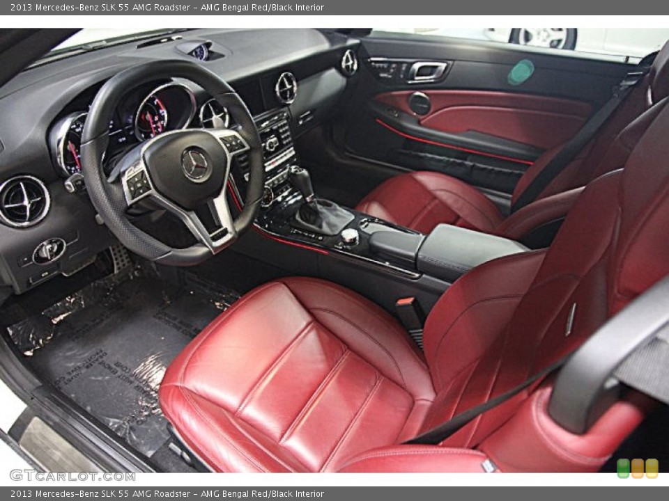 AMG Bengal Red/Black Interior Prime Interior for the 2013 Mercedes-Benz SLK 55 AMG Roadster #100770598