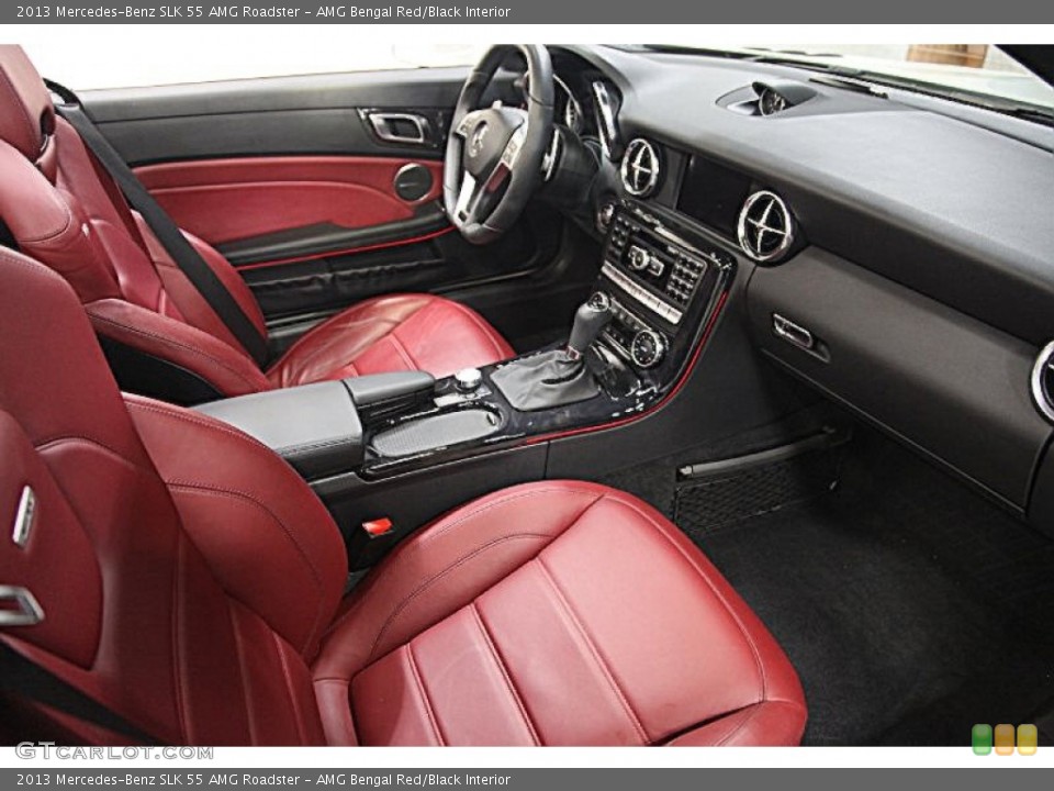 AMG Bengal Red/Black Interior Photo for the 2013 Mercedes-Benz SLK 55 AMG Roadster #100770748