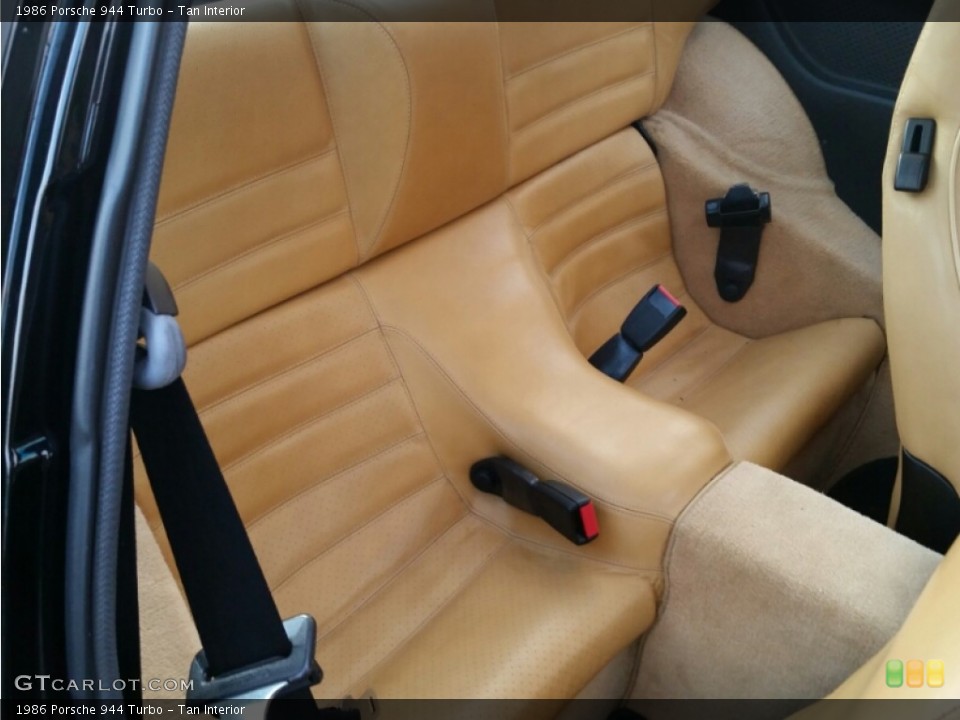 Tan Interior Rear Seat for the 1986 Porsche 944 Turbo 100784134 GTCarLot