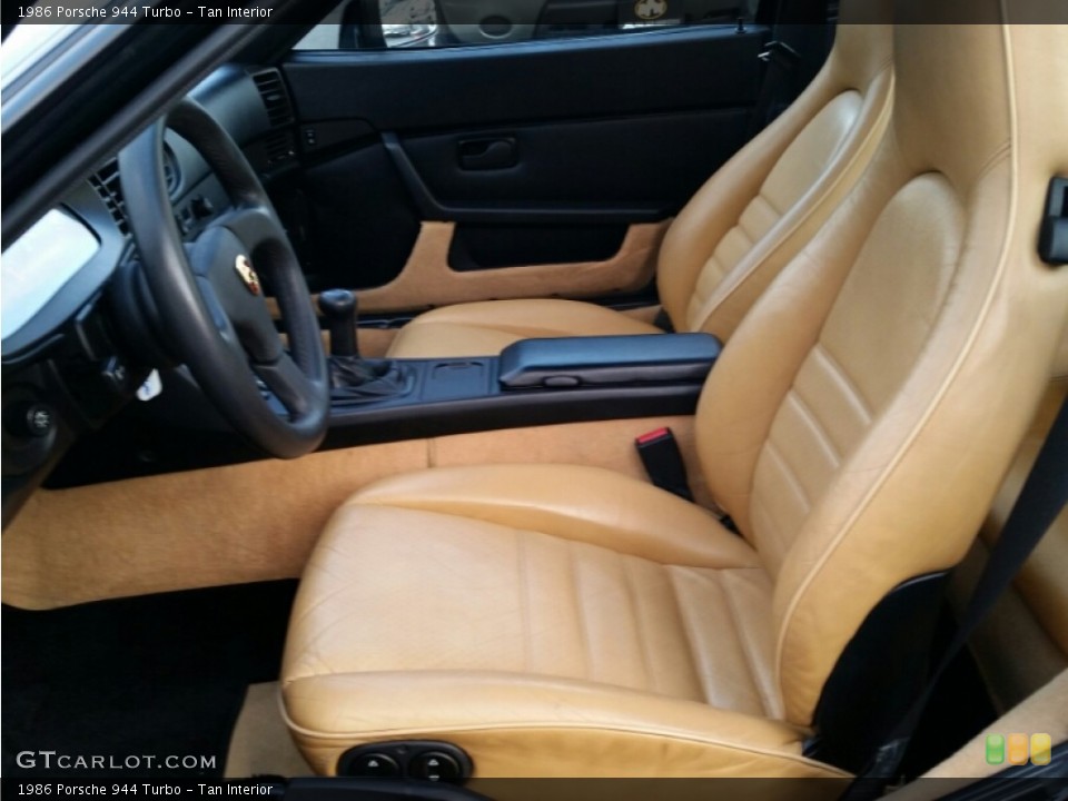 Tan Interior Front Seat for the 1986 Porsche 944 Turbo #100784389