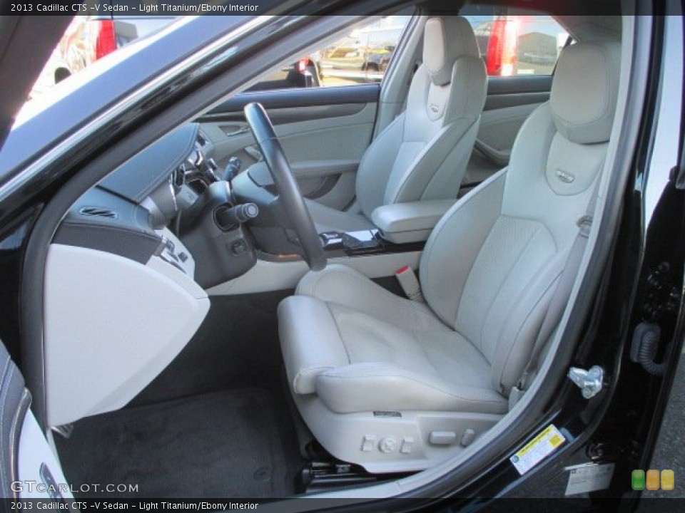 Light Titanium/Ebony Interior Front Seat for the 2013 Cadillac CTS -V Sedan #100795487