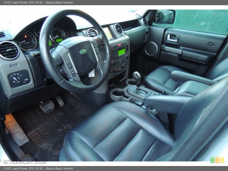 Ebony Black 2005 Land Rover LR3 Interiors