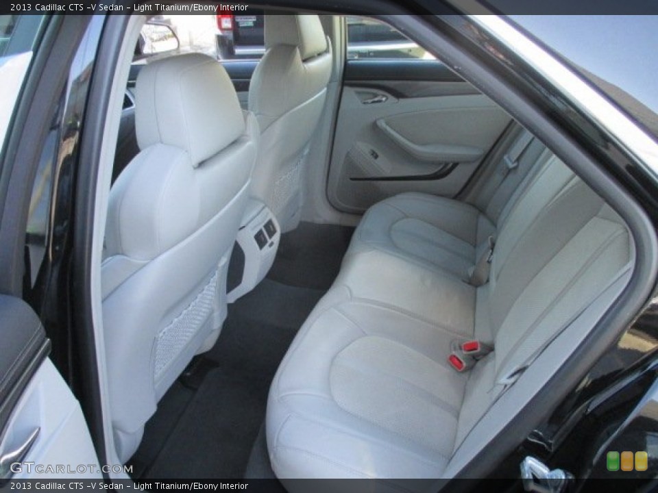 Light Titanium/Ebony Interior Rear Seat for the 2013 Cadillac CTS -V Sedan #100795667