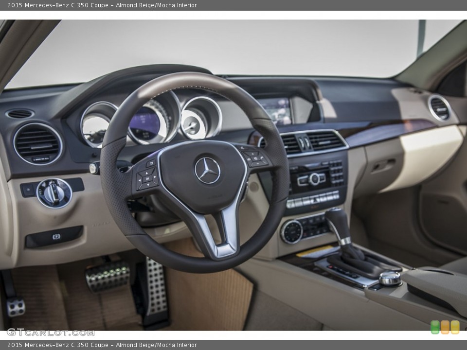 Almond Beige/Mocha Interior Dashboard for the 2015 Mercedes-Benz C 350 Coupe #100797362